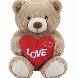 Light Brown LOVE Teddy Bear 34cm