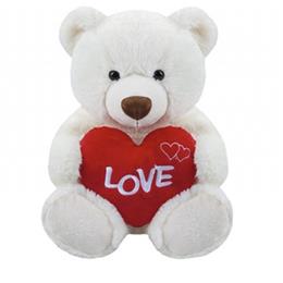 Cream LOVE Teddy Bear 34cm