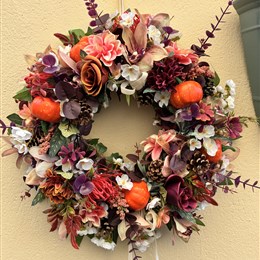 Artificial Autumn Wreath 